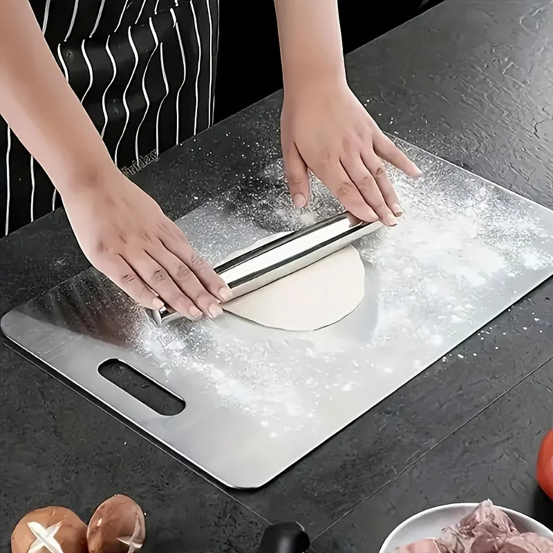Stainless Steel Cutting Boards Set of 3 – BPA-Free & Non-Slip