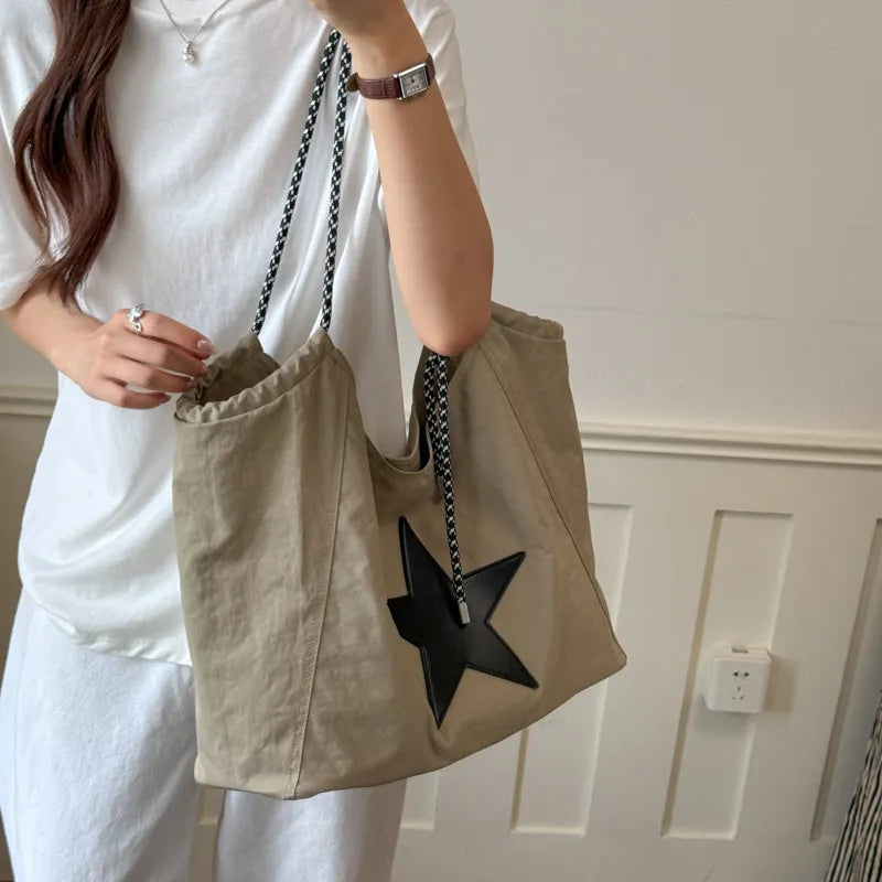 Large Capacity Nylon Tote Bag – Women's Casual Shoulder Bag Women's Tote Bag Nixie