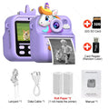 Kids Digital Camera with Thermal Printer – HD 1080P & 32GB Kids Digital Camera Nixie Purple Set 32G SD