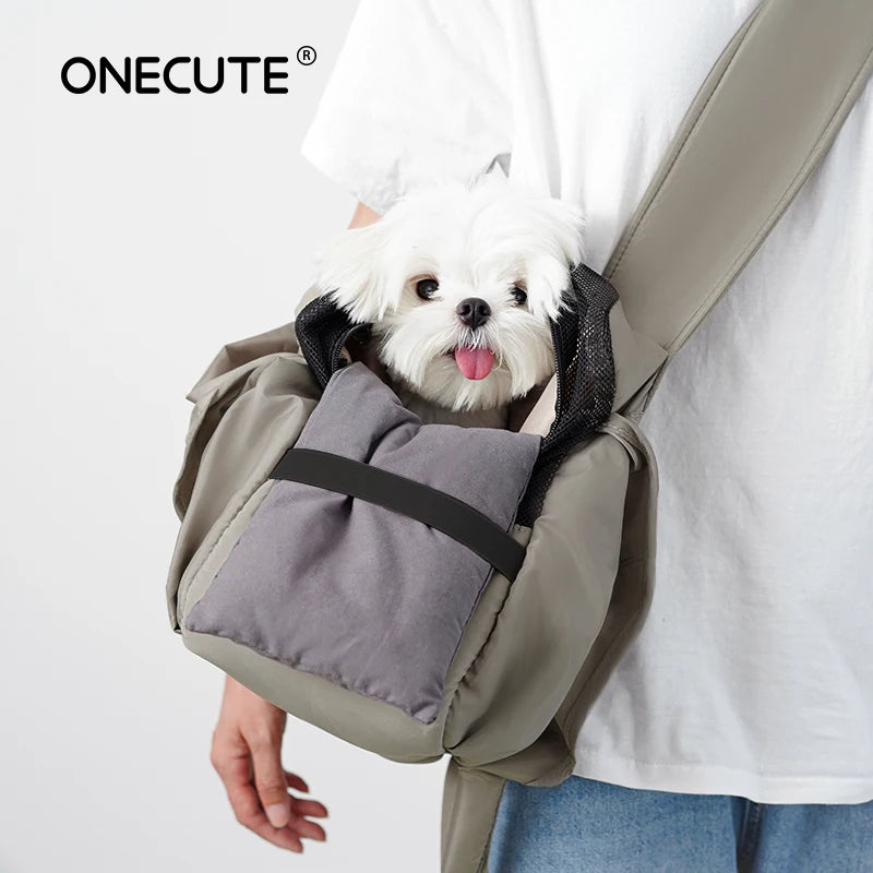 Pet Crossbody Carrier Bag for Small Dogs – 3-Way Carry Dog Carrier Bag Nixie