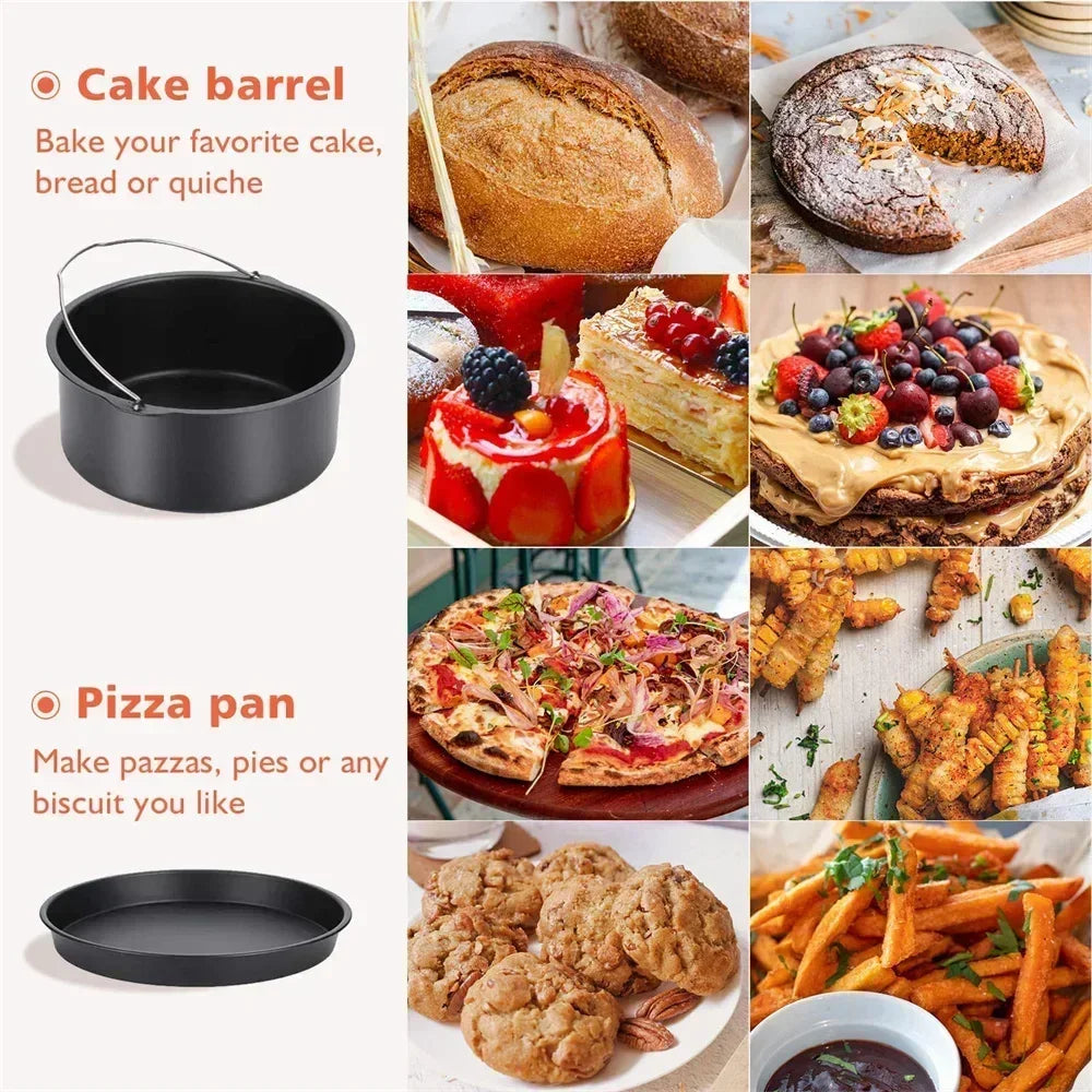 Round Cake Mold 6/7/8 Inch Non-Stick Carbon Steel Baking Pan Cake Baking Pan Nixie