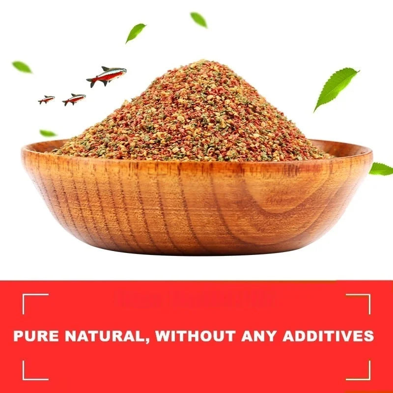 150ml Tropical Fish Food for Guppy & Lantern Fish | High Protein Aquarium Fish Food Nixie