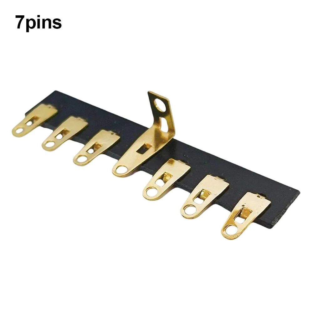 Gold Plated Audio Tag Strip Board G10 FR4 Bakelite 3–16 Pins Audio Tag Strip Board Nixie 7pins