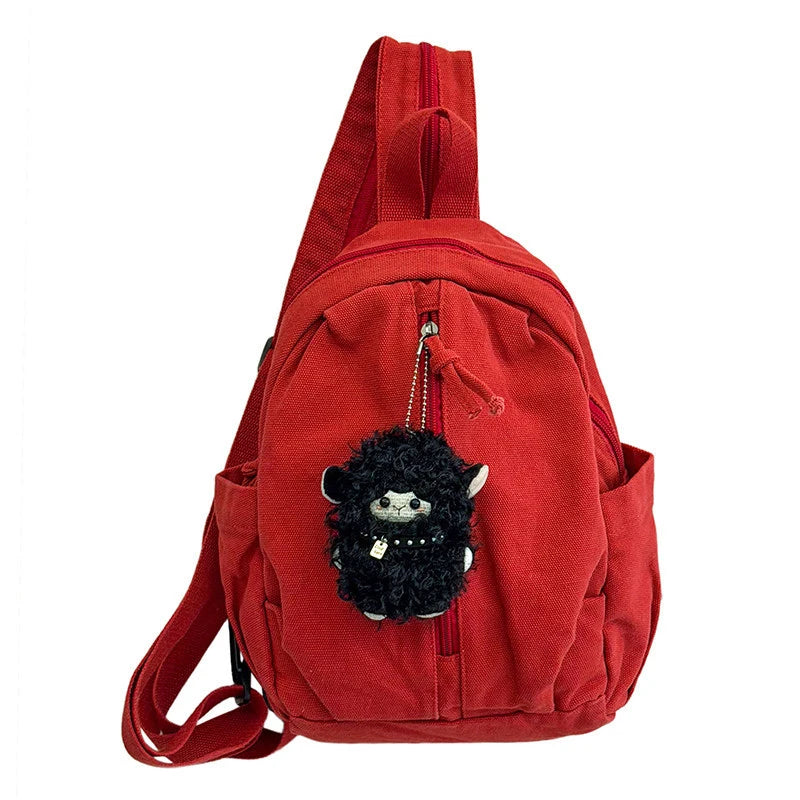 Lightweight Canvas Backpack – Japanese-Style Travel Bag