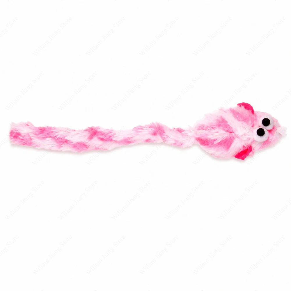 Plush Mouse Cat Toy – Interactive Indoor Kitten Teaser