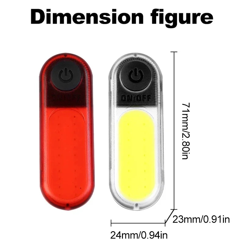 LED Rechargeable Bike Rear Tail Light – MTB & Road Cycling Bicycle Tail Light Nixie