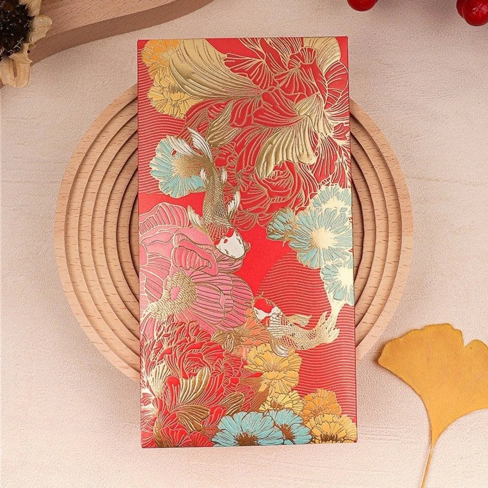 6pcs Floral Thank You Cards Golden Accents – Wedding & Birthday Greeting Cards Nixie