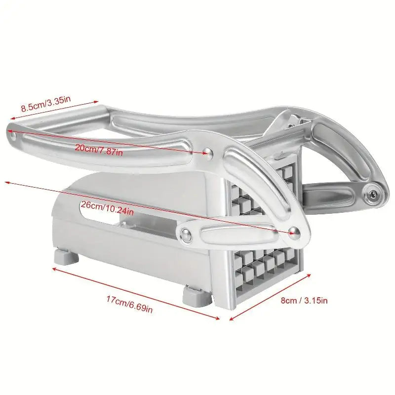 Stainless Steel French Fry Vegetable Cutter | 2 Blade Grids Vegetable Cutter Nixie