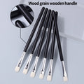 6-Piece Soft Eye Makeup Brush Set – Eyeshadow Blending Kit Eye Makeup Brushes Nixie black