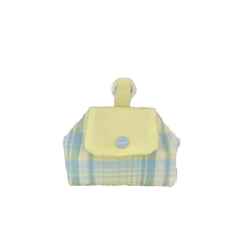 Mini Earphone Coin Pouch – Snap Button Polyester Storage Bag