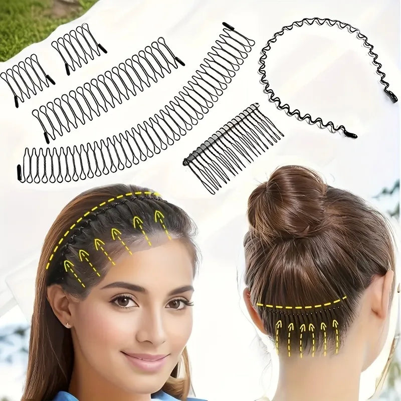 3-Pack U-Shape Hair Pins – French Twist Bun Updo Holder Hair Styling Pins Nixie