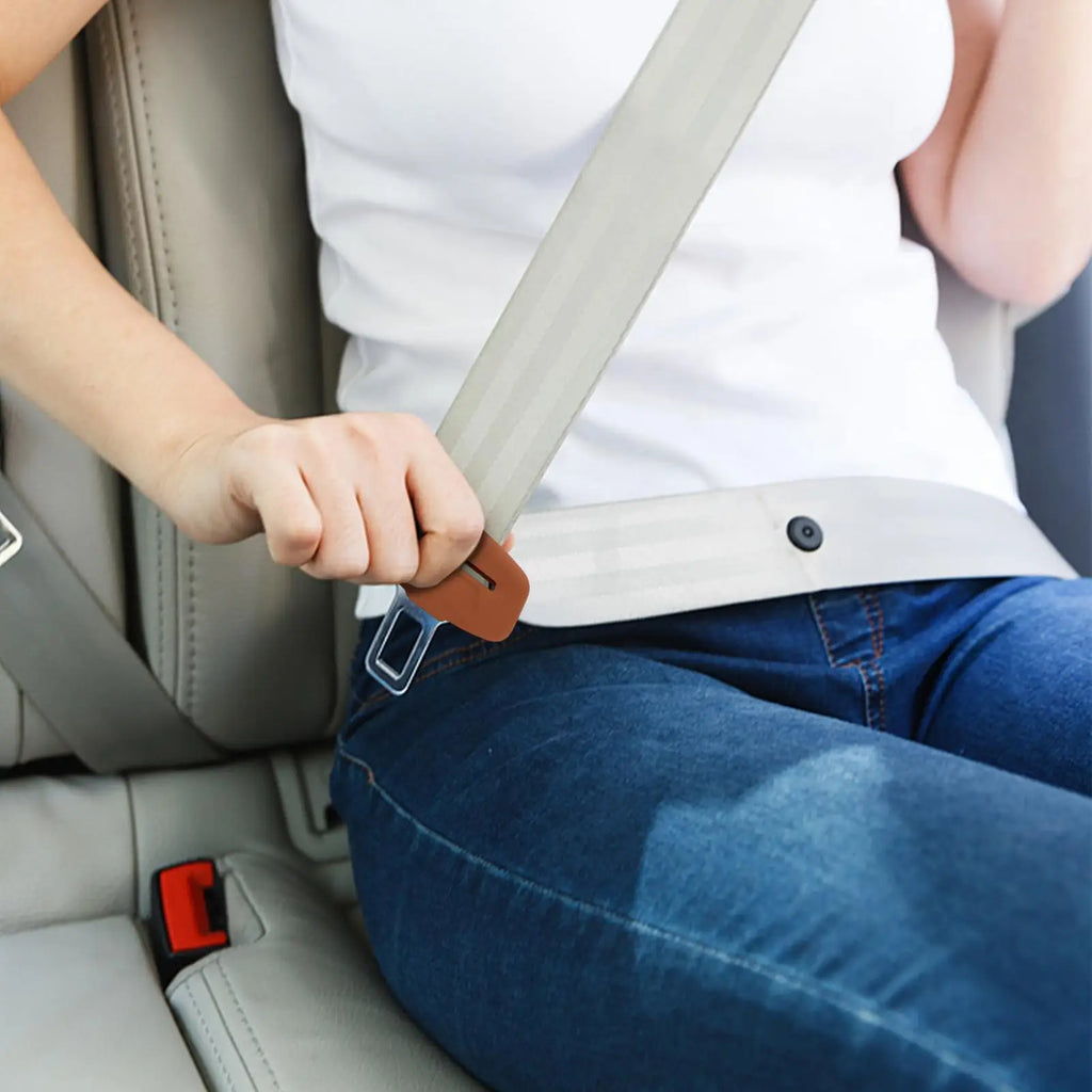 4pcs Silicone Seat Belt Buckle Covers – Anti-Scratch Protector Seat Belt Accessory Nixie