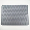 Silicone Dish Drying Mat 16x12" Non-Slip, Food Grade, Fast Drain Dish Drying Mat Nixie A9 M