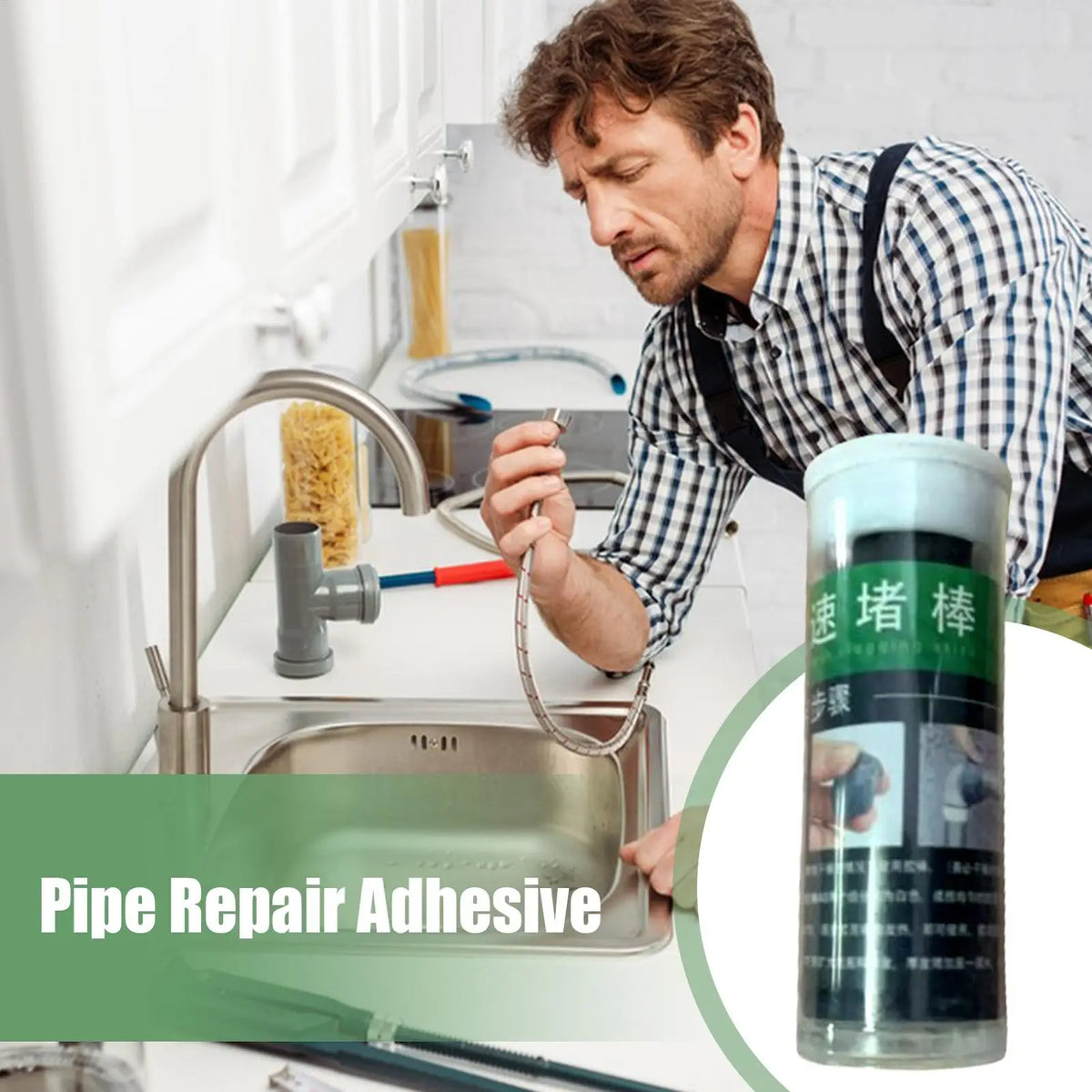 Quick-Drying Epoxy Putty Stick – Waterproof Pipe Repair Glue