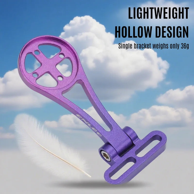 Aluminum Alloy Bike GPS Bracket & Light Mount – Garmin/Bryton/Wahoo Bike Computer Mount Nixie