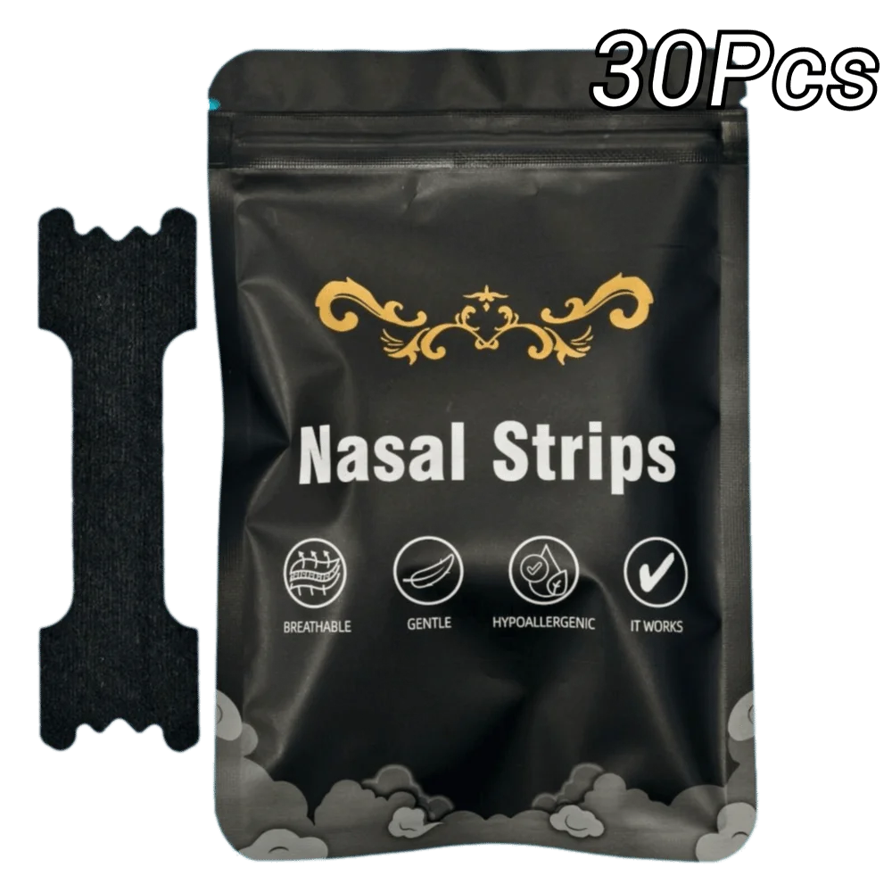 Hypoallergenic Nasal Strips for Better Sleep | 10 or 30 Pcs