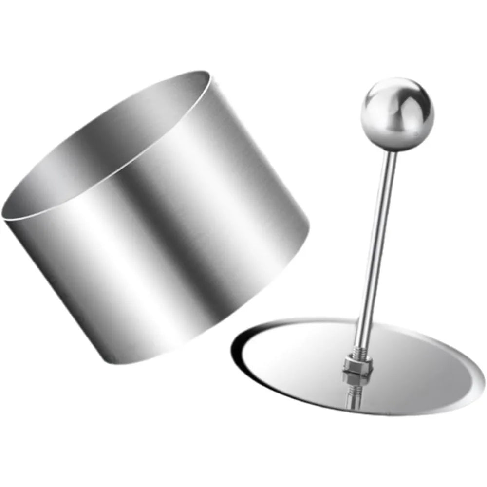 Round Stainless Steel Mold – Sushi, Onigiri & Mousse Cake