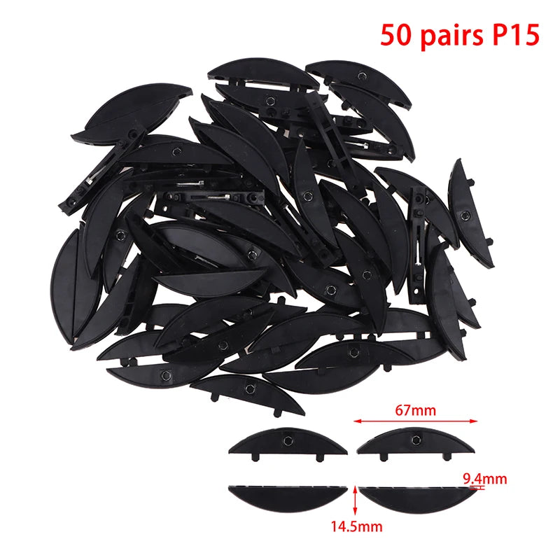 50 Pair Lamino P14/P15 Invisible Connectors for Plywood & Shelving Furniture Connectors Nixie P15