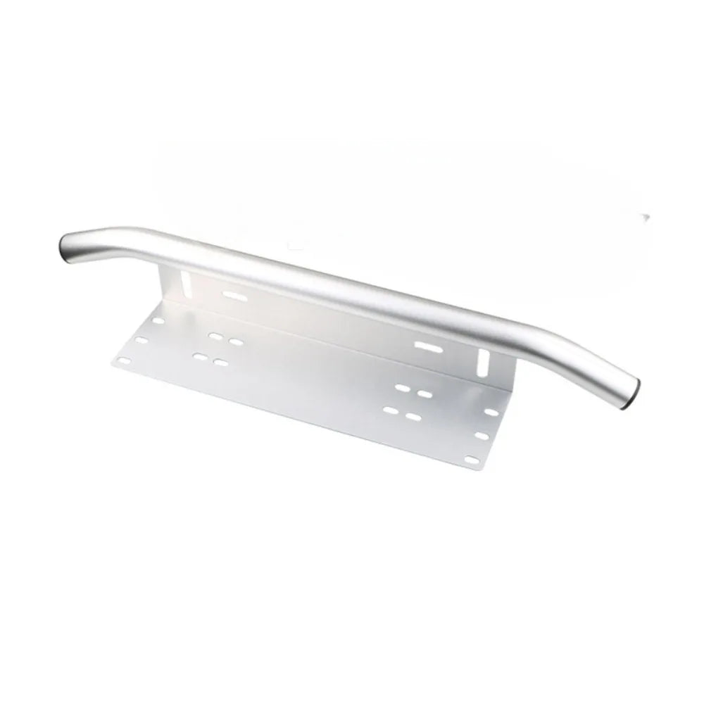 Universal Aluminum Auxiliary Light & License Plate Bracket Light Mounting Bracket Nixie WHITE
