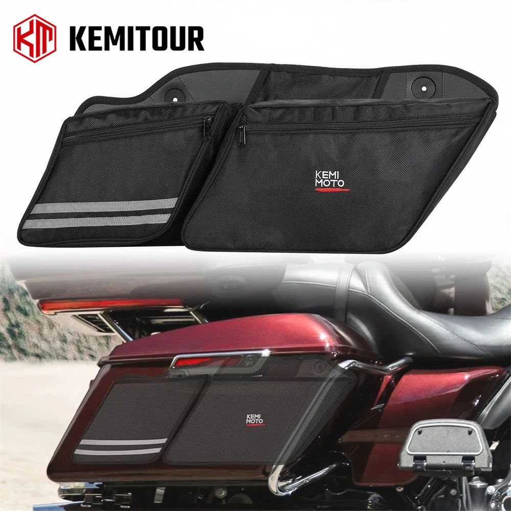 Motorcycle Saddlebag Organizers for Touring Models 2014–2023 Saddlebag Organizer Liner Nixie