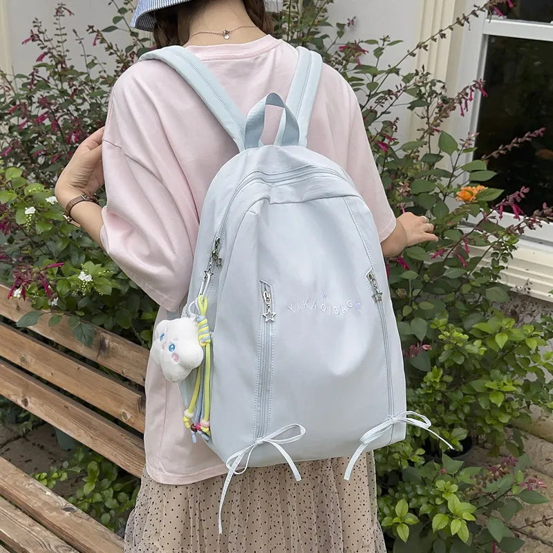Korean Lightweight Waterproof Backpack for Women & Students