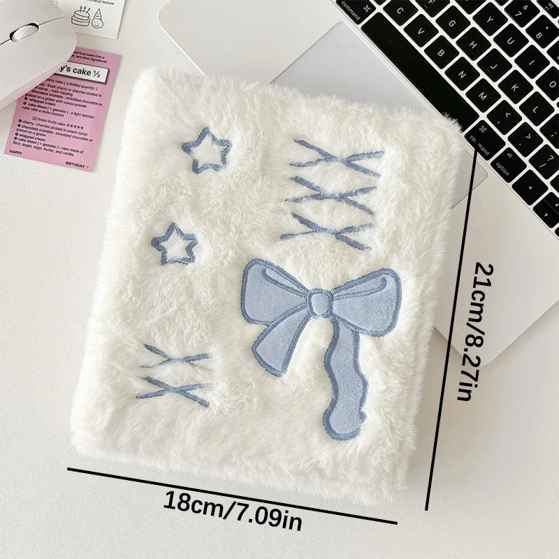 Cute Bow Plush A6 Kpop Photocard Album & Card Holder Photo Card Album Nixie