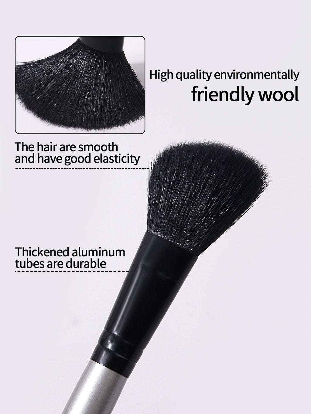 Goat Hair Bevel Contour Blush & Highlight Brush | Nixie Makeup Brush Nixie