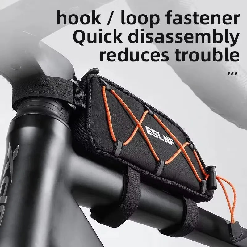 ESLNF Waterproof Bike Top Tube Bag – Reflective Cycling Pack Bike Frame Bag Nixie