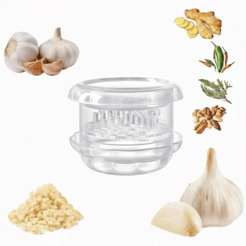 Transparent Garlic Press & Ginger Grater – Manual Kitchen Tool Garlic Press Grater Nixie