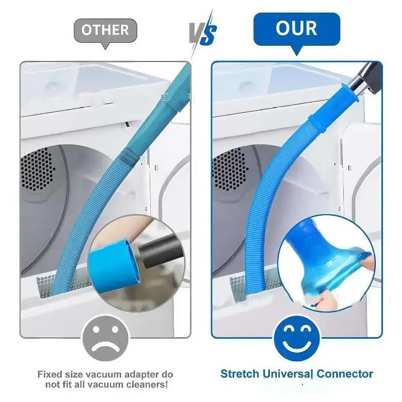 Flexible Dryer Vent Cleaner Hose | Vacuum Lint Removal Tool