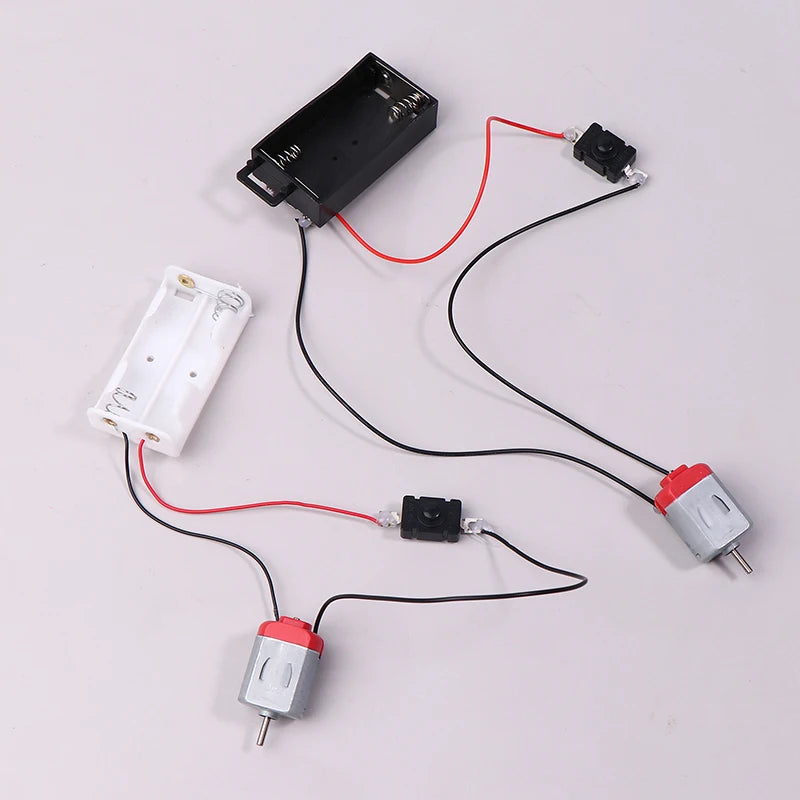 130 Motor Kit with Battery Case & Switch – 16500 RPM DIY DIY Motor Kit Nixie