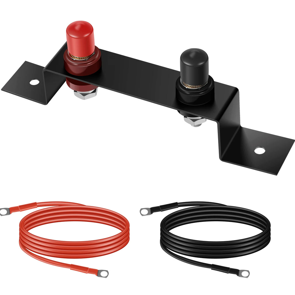 Waterproof Copper Battery Jump Post – Insulated Relocation Kit