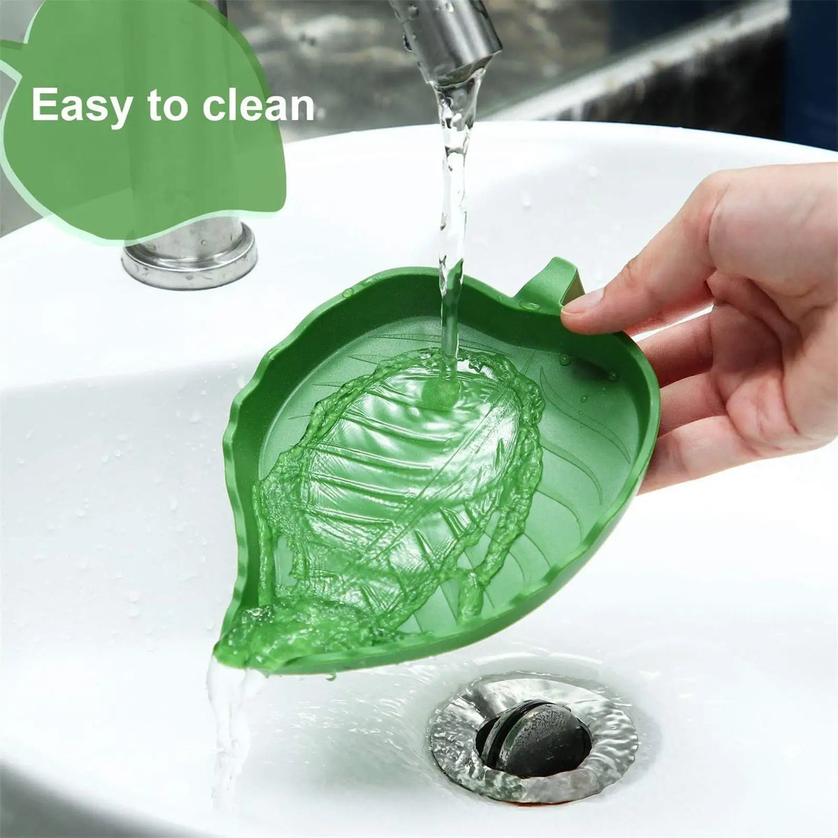 Leaf Shape Reptile Food & Water Bowl for Turtles & Lizards