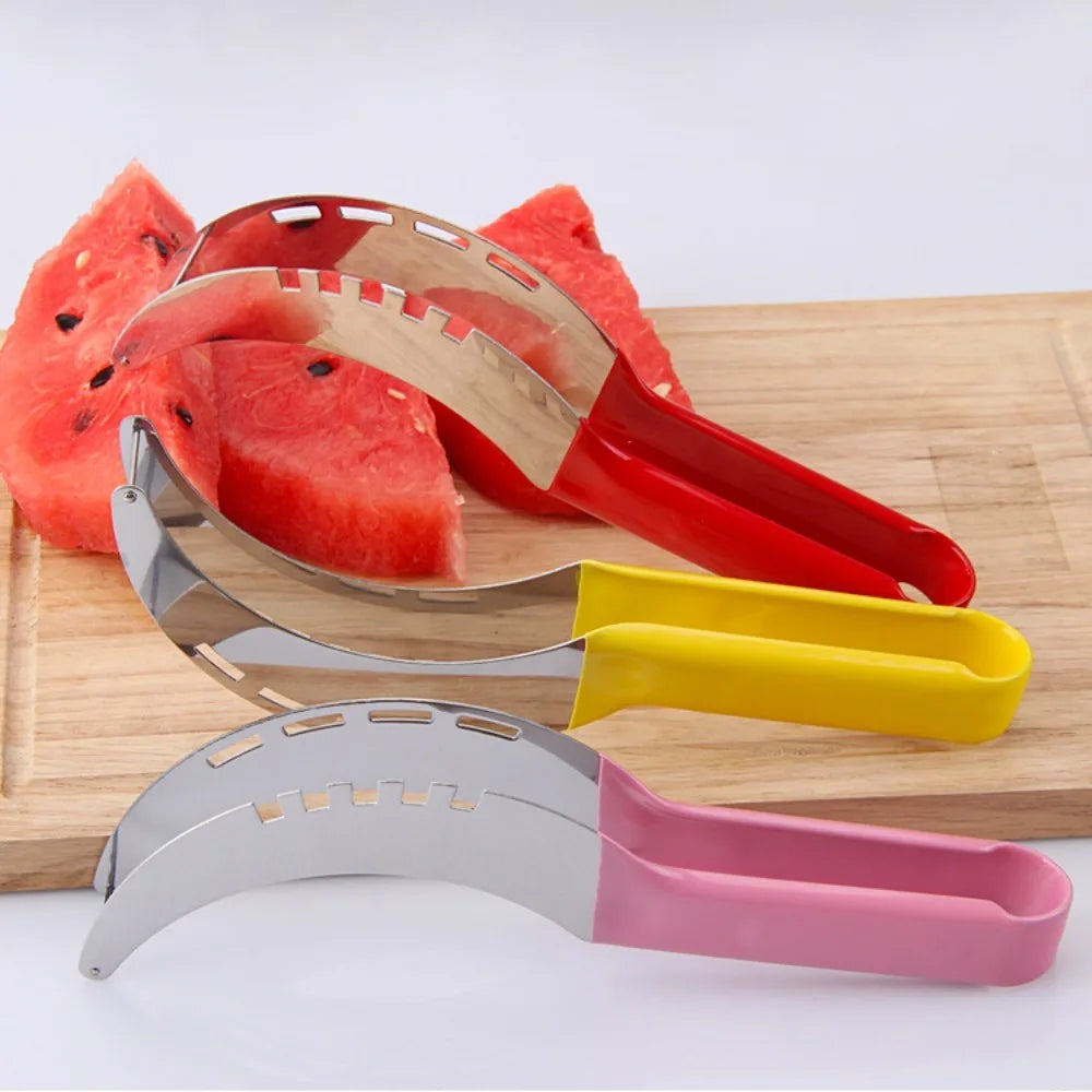 Stainless Steel Watermelon Slicer – Non-Slip Melon Cutter Fruit Slicer Tool Nixie