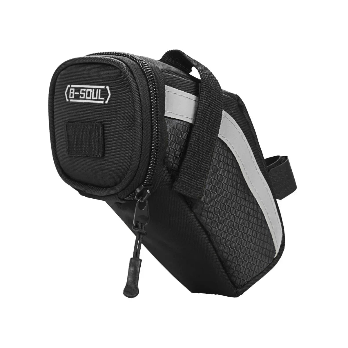 B-SOUL Ultralight Bike Saddle Bag – Large Rear Seat Storage Bag Bike Saddle Bag Nixie Black