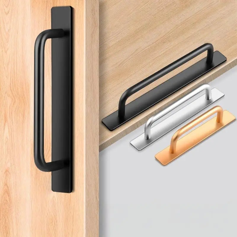Aluminum Self-Adhesive Door & Drawer Handle – No Drilling