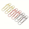 6pcs Heart-Shaped Pen Clip Holder Notebook Bookmark Paper Clips Notebook Pen Clips Nixie 6pcs
