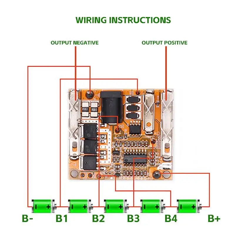 3S 50A 21V Lithium BMS Board MT5S for Power Tools & E-Bikes Battery BMS Board Nixie