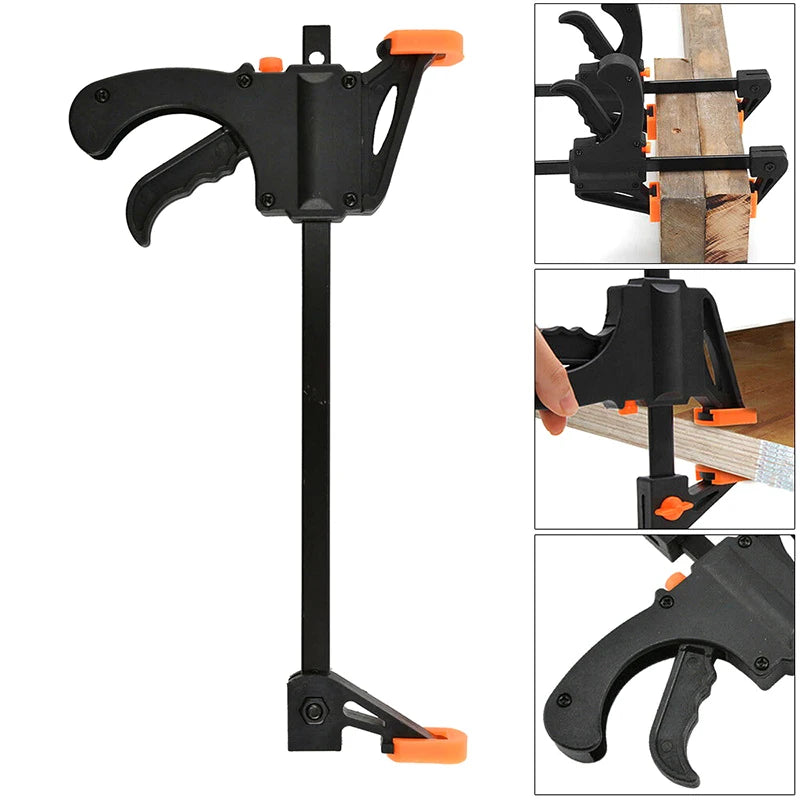 Mini 4" F-Clamp Quick Ratchet Release Woodworking DIY Tool Woodworking Clamp Nixie
