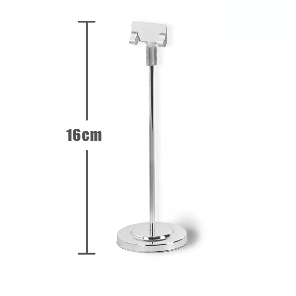 Stainless Steel Memo Clip Stand | Desktop Photo & Card Holder Desktop Clip Stand Nixie Silver-16CM