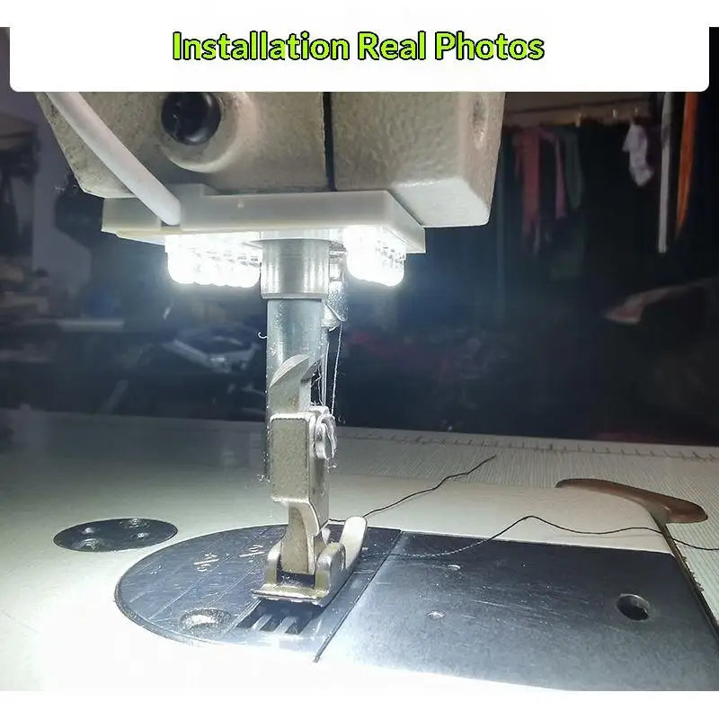 LED Sewing Machine Light – U-Shape Flicker-Free 10-Bead Lamp