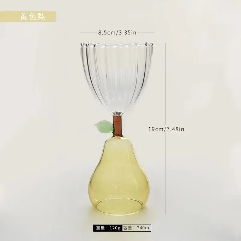 Nordic Ripple Colored Glass Set – Wine, Cocktail & Champagne Colored Glassware Set Nixie