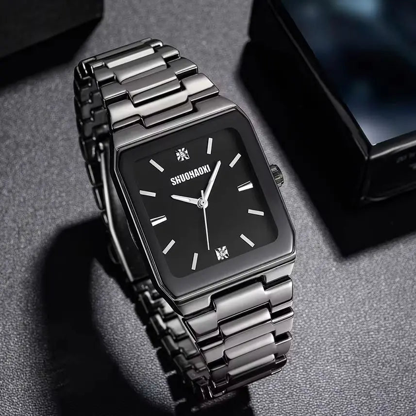 Men's Stainless Steel Quartz Watch – Classic Everyday Style