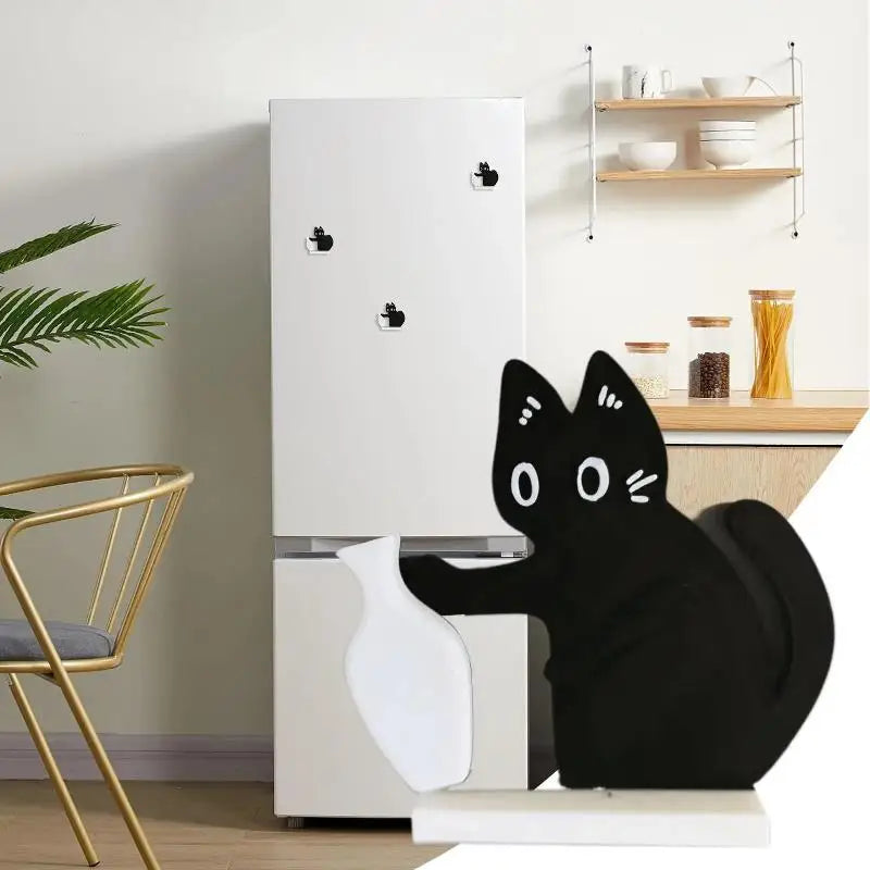 3D Printed Kitten Vase Refrigerator Magnet & Desktop Decor