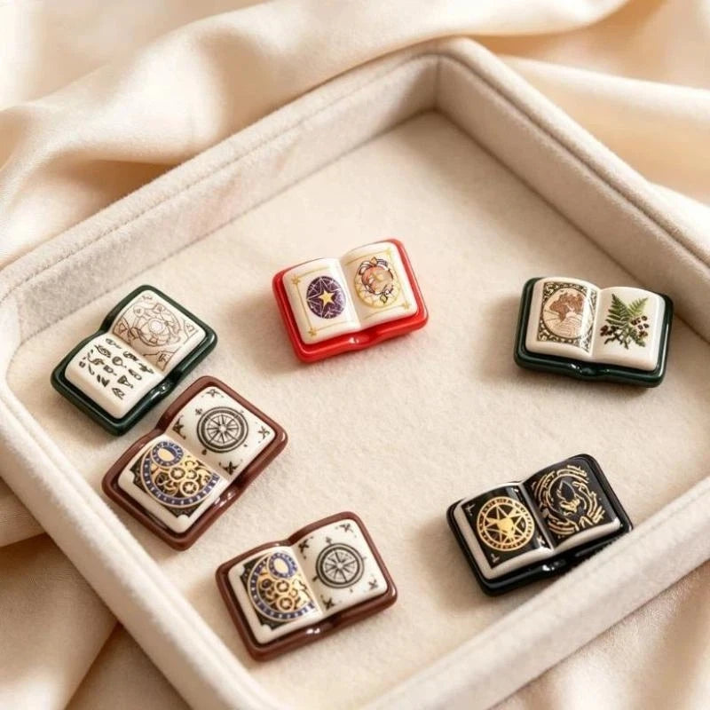 Retro Mini Resin Magic Book Charms 5/10/20PCS – DIY Jewelry Resin Jewelry Charms Nixie
