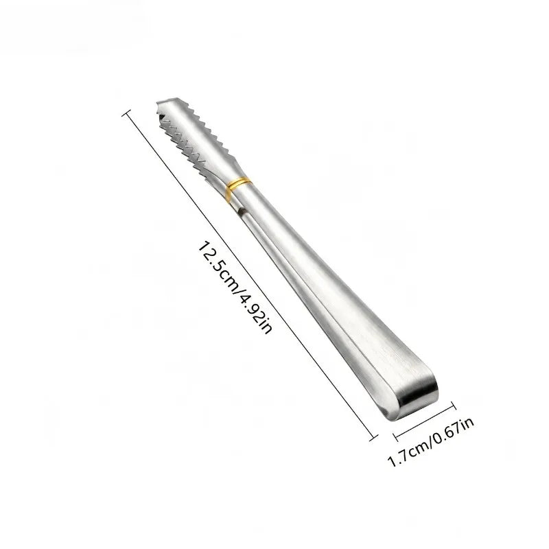 Stainless Steel Ice Tongs – Mini Bar, Sugar & Fruit Clip Bar Serving Tongs Nixie