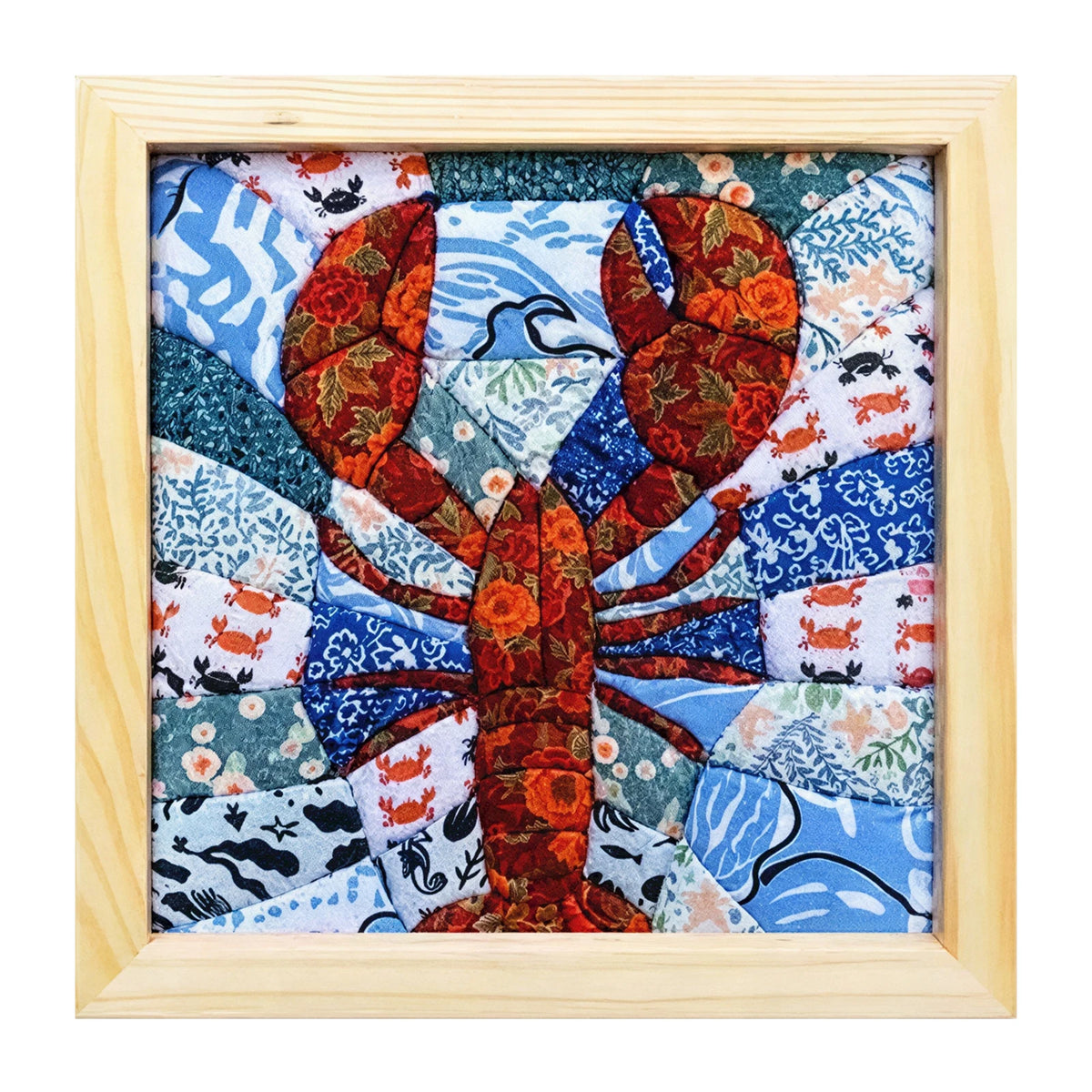 DIY No-Sew Fabric Mosaic Art Kit – Nature & Ocean Patterns DIY Mosaic Craft Kit Nixie Style F