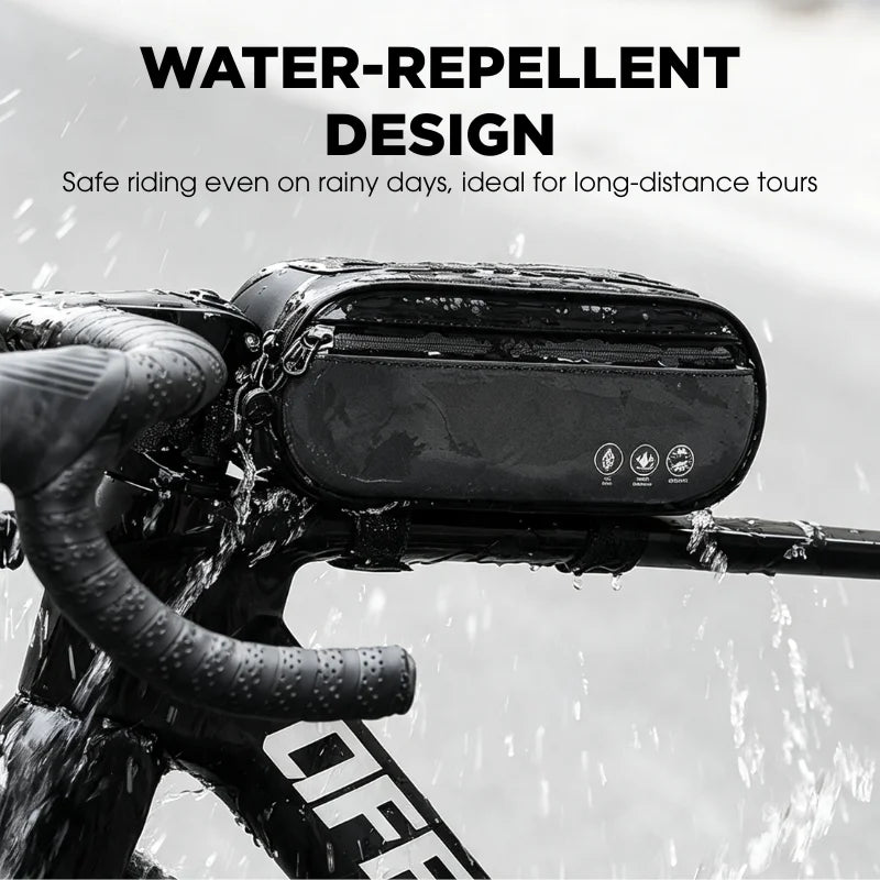 OFFBONDAGE Waterproof Bike Handlebar Bag | MTB Top Tube Bag