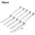 Dustproof Cable Organizer Box – 8-Compartment Clear Desktop Storage