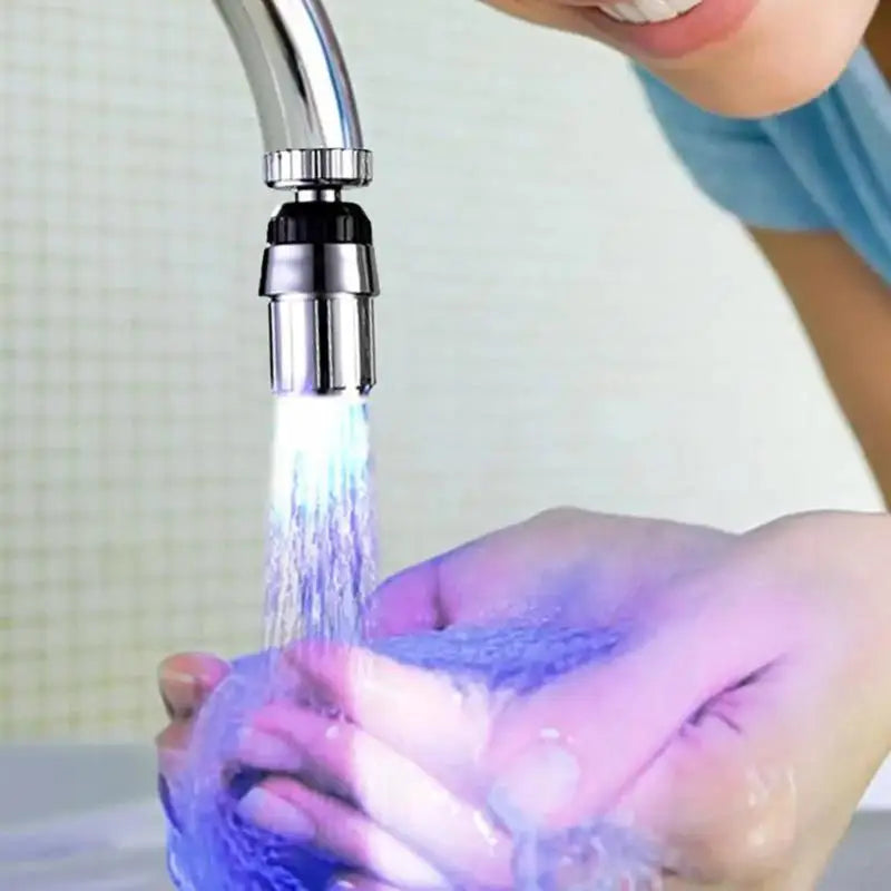 3-Color LED Temperature-Sensitive Faucet Aerator Tap Nozzle Faucet Aerator Nixie